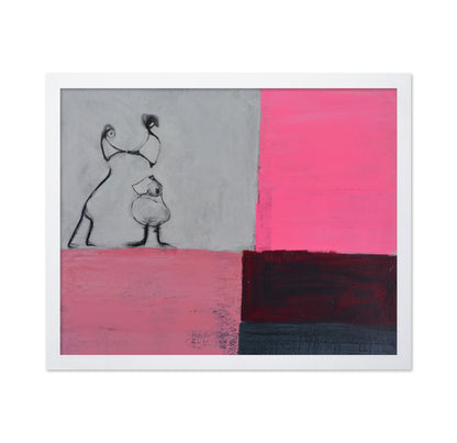 Abstract Lovers Kiss