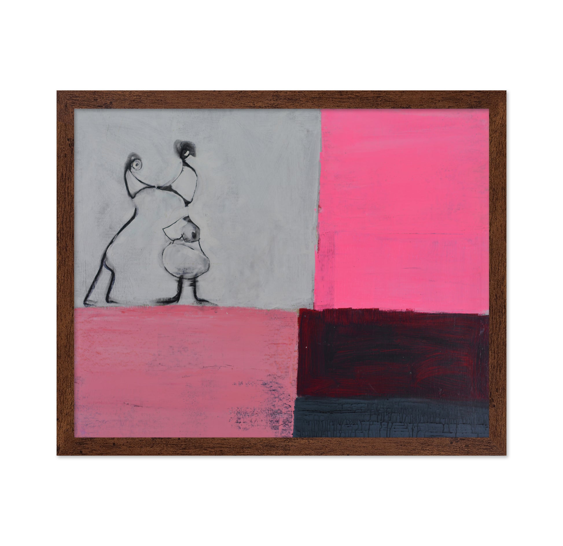 Abstract Lovers Kiss