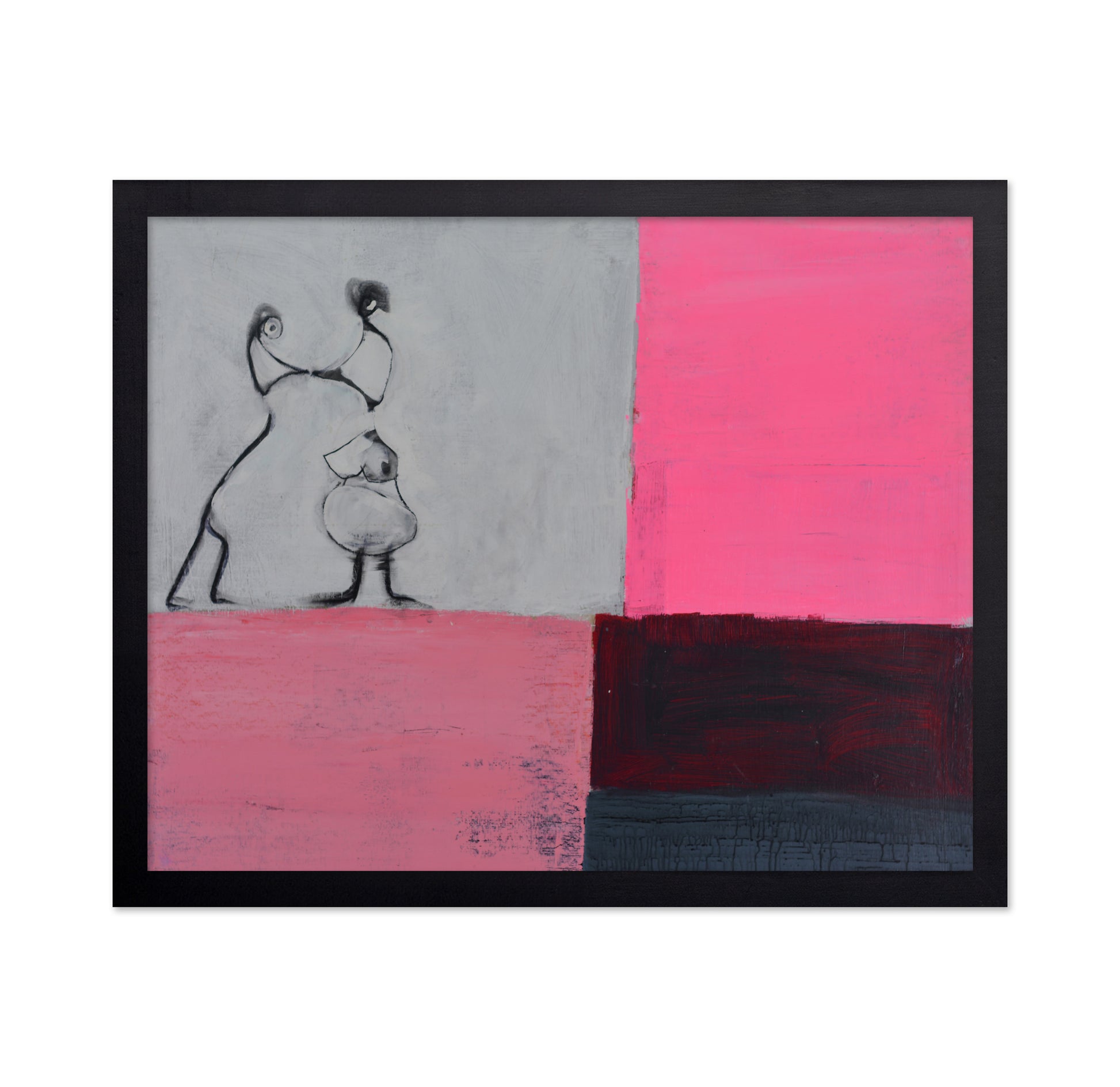 Abstract Lovers Kiss