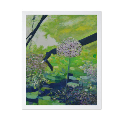 Green Floral Meadow