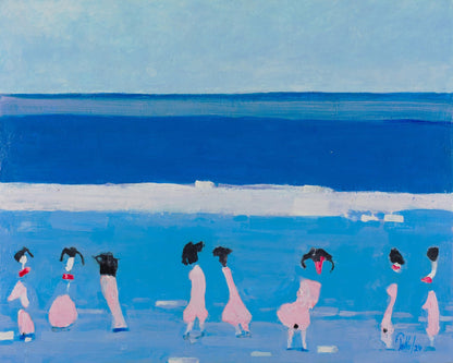 Bathing Women Shore