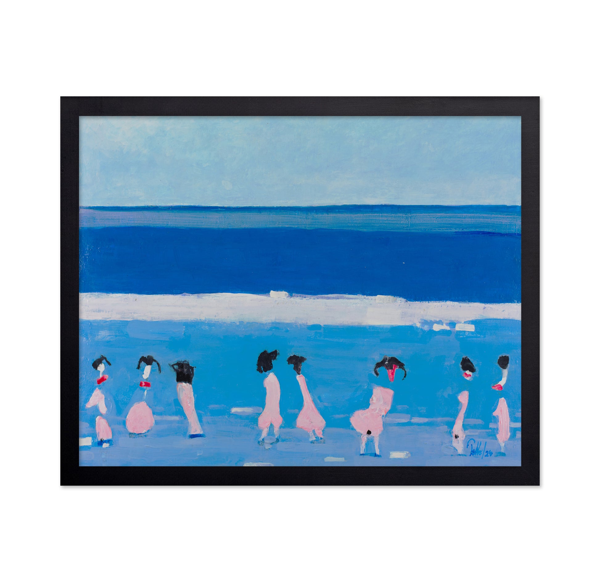 Bathing Women Shore