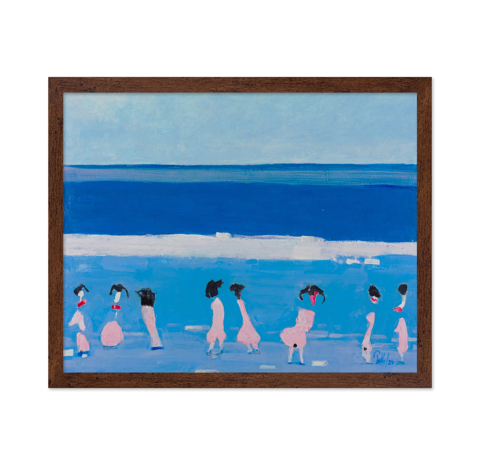 Bathing Women Shore