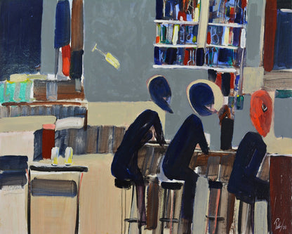 Night Bar Scene