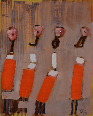 Abstract Choir Figures
