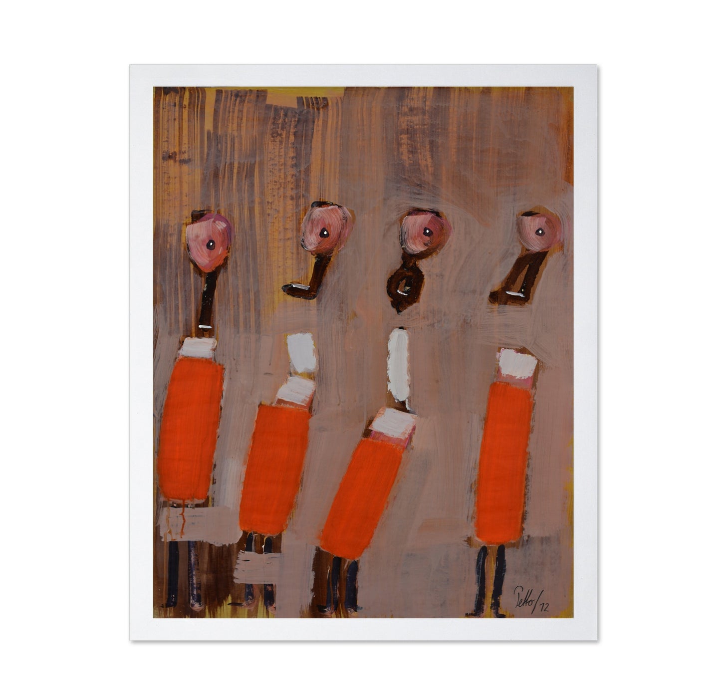 Abstract Choir Figures