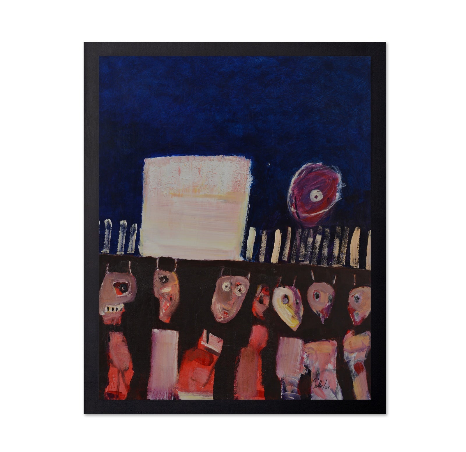 Abstract Night Gathering