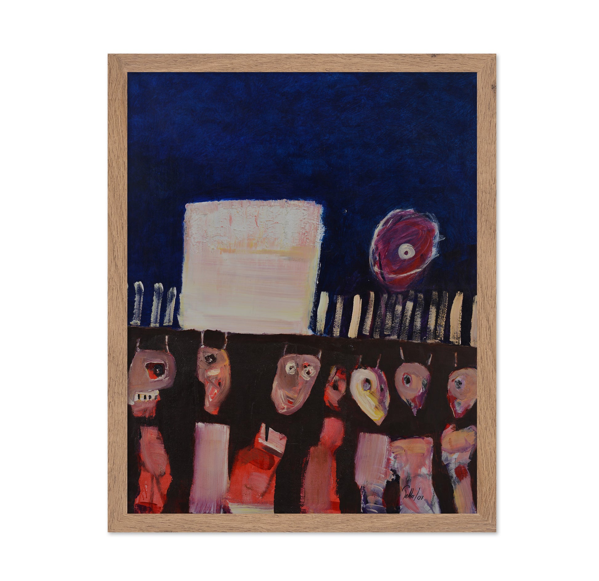 Abstract Night Gathering