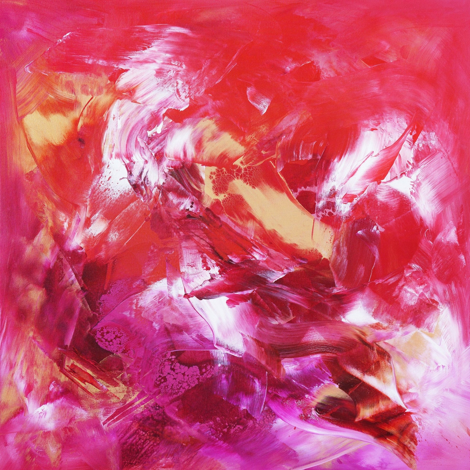 Vibrant Pink Abstract