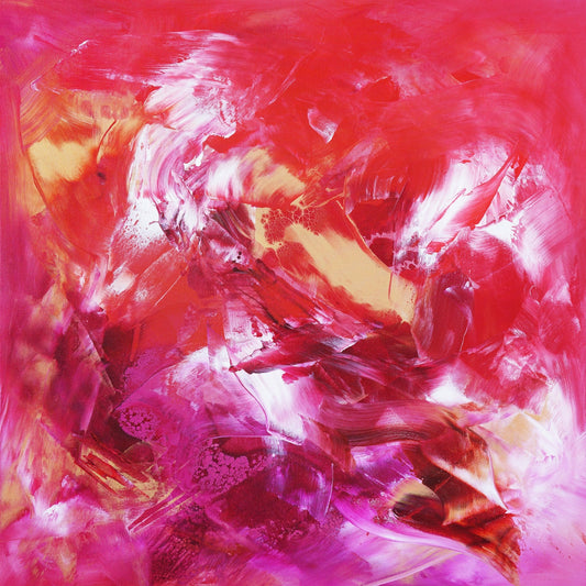 Vibrant Pink Abstract