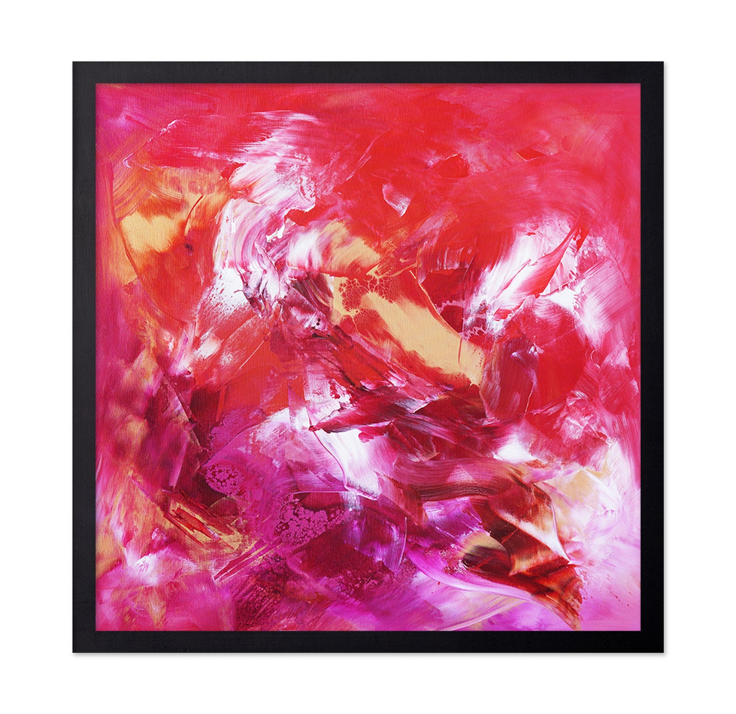Vibrant Pink Abstract