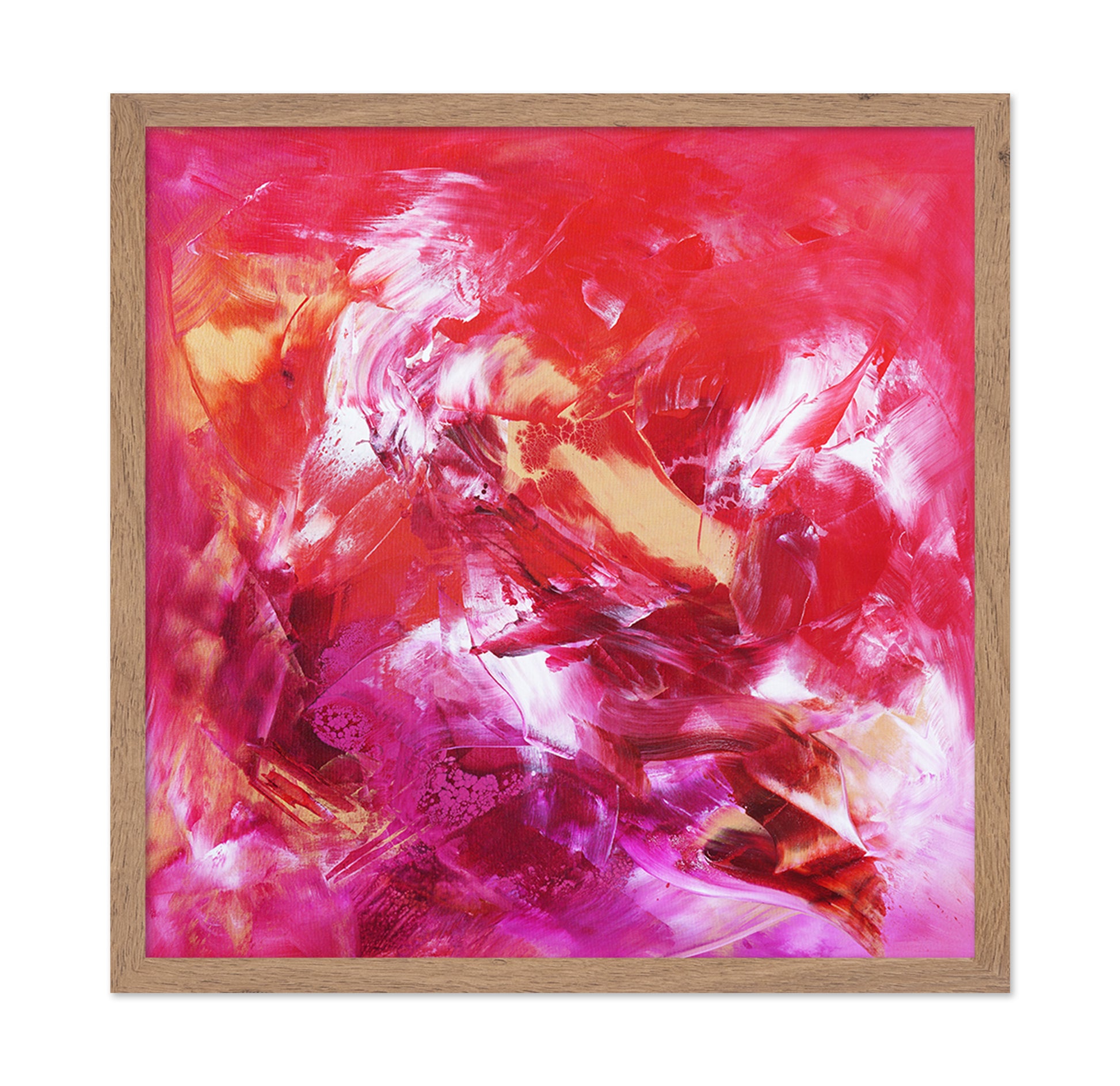 Vibrant Pink Abstract