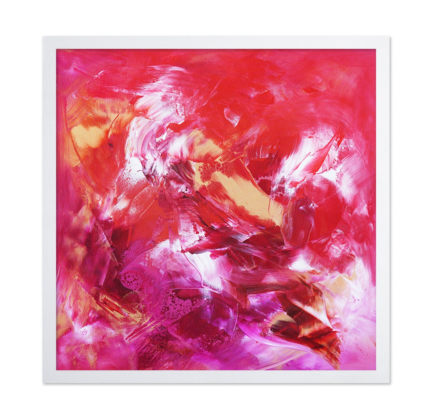 Vibrant Pink Abstract