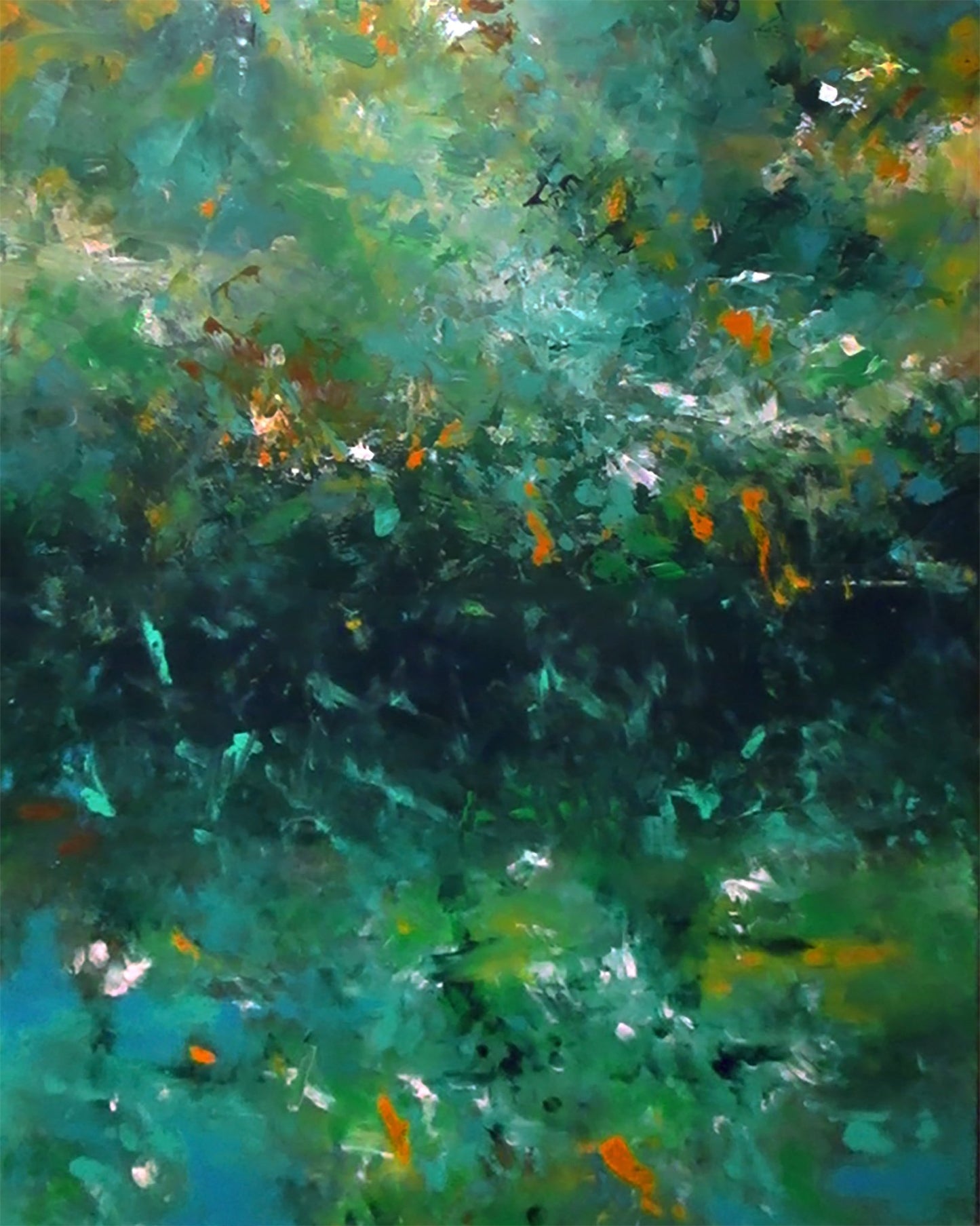 Emerald Floral Field