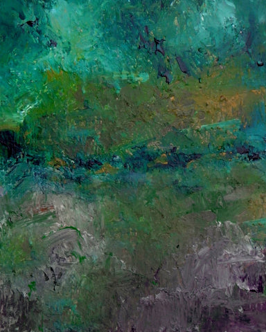 Misty Green Landscape