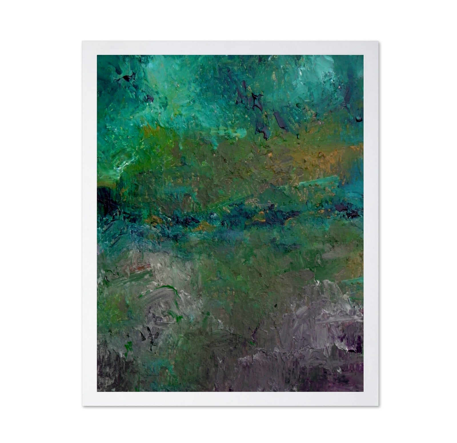 Misty Green Landscape