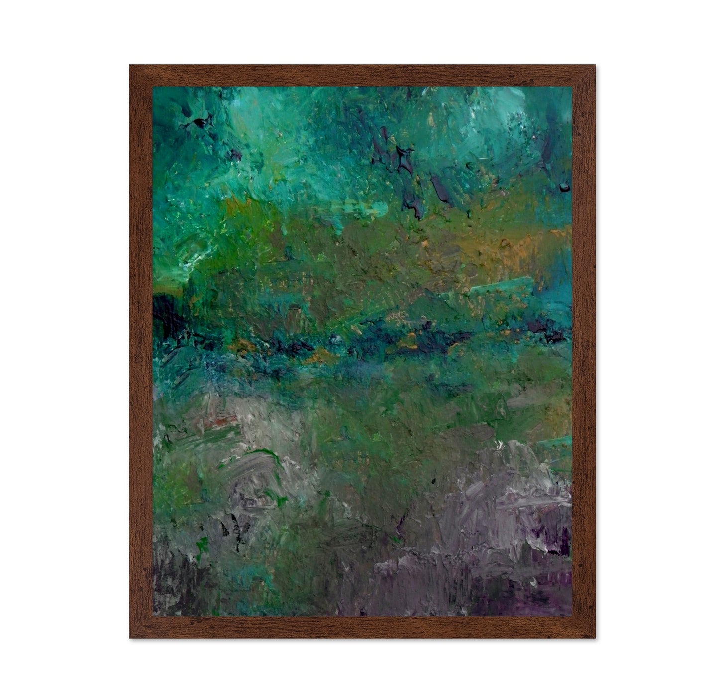 Misty Green Landscape