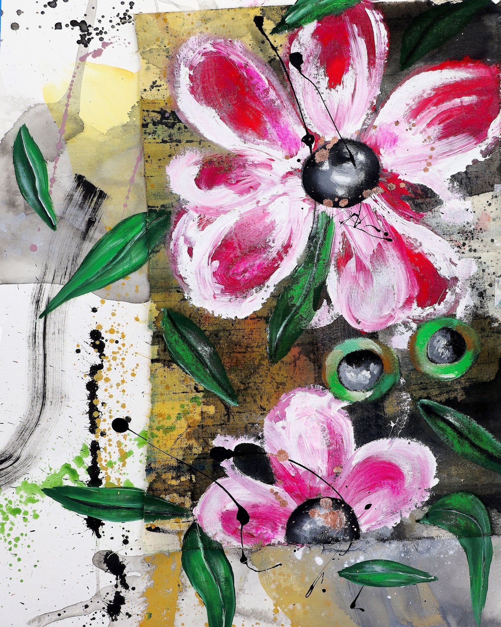 Pink Floral Burst