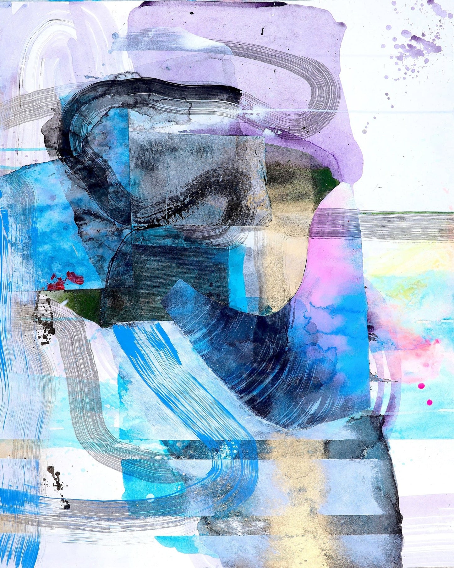 Blue Abstract Layers