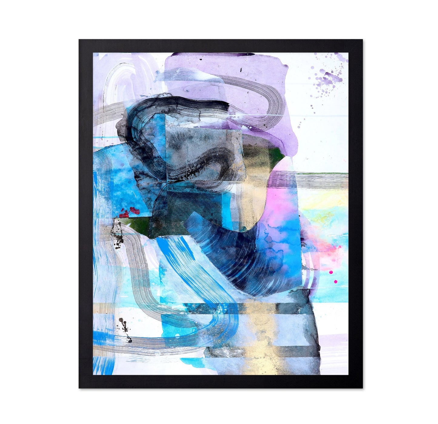Blue Abstract Layers