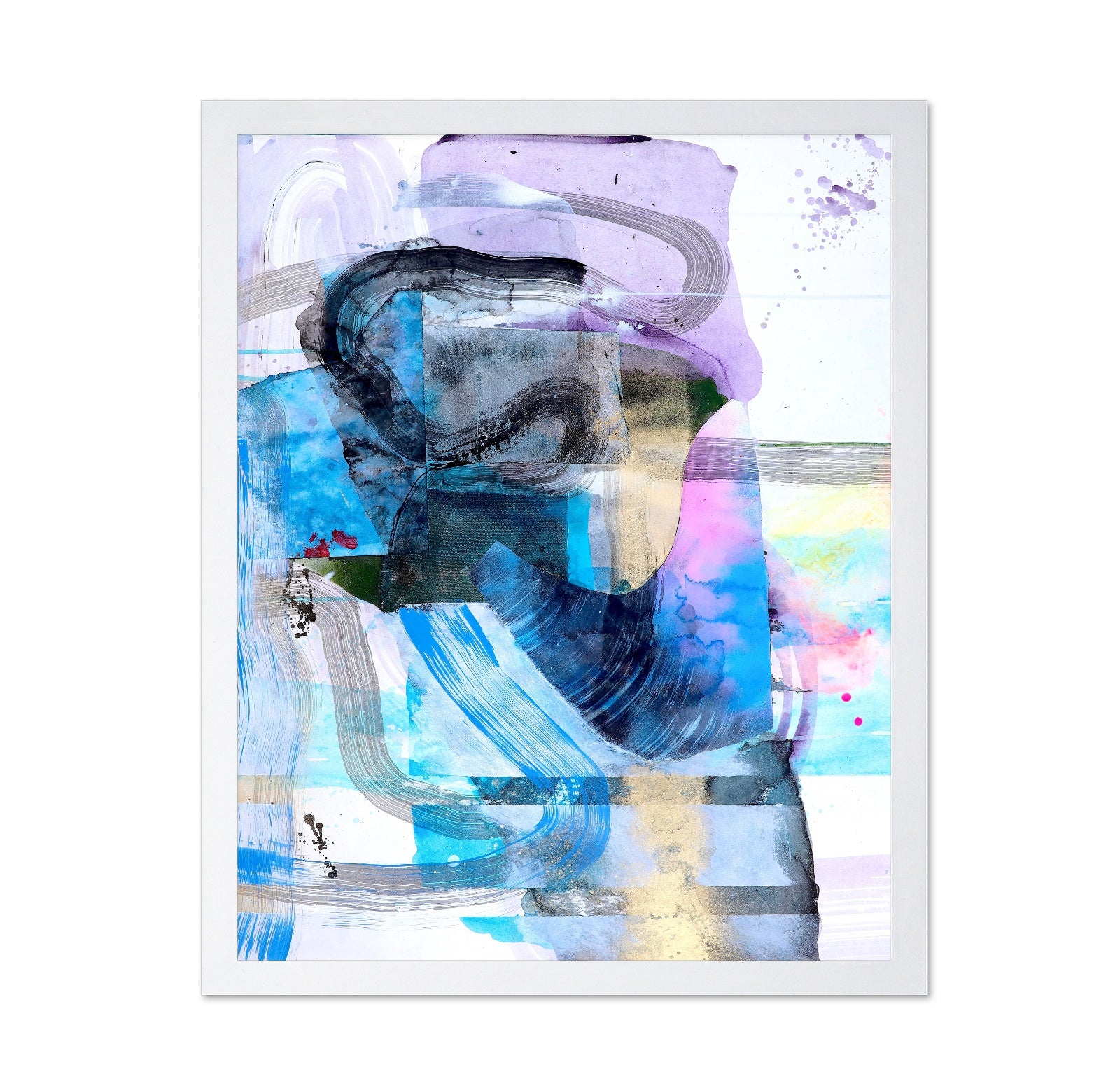 Blue Abstract Layers