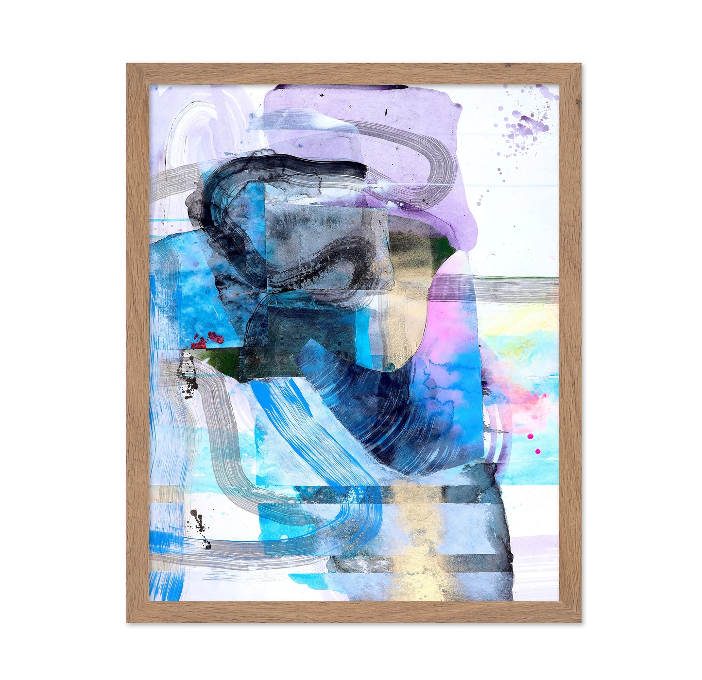Blue Abstract Layers