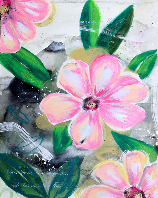 Pink Floral Still Life
