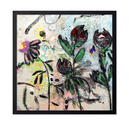 Dark Floral Sketch