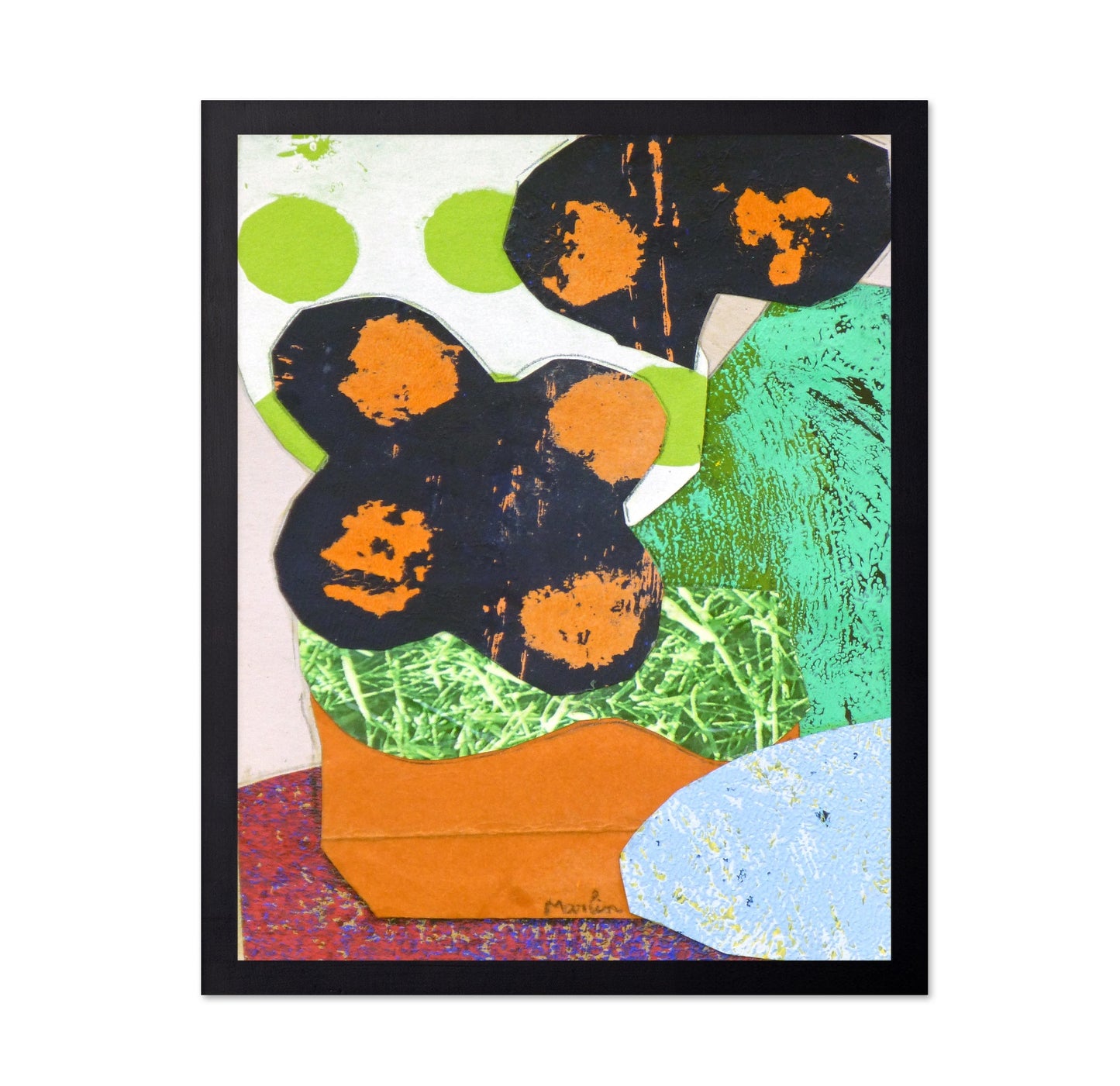 Bold Botanical Collage