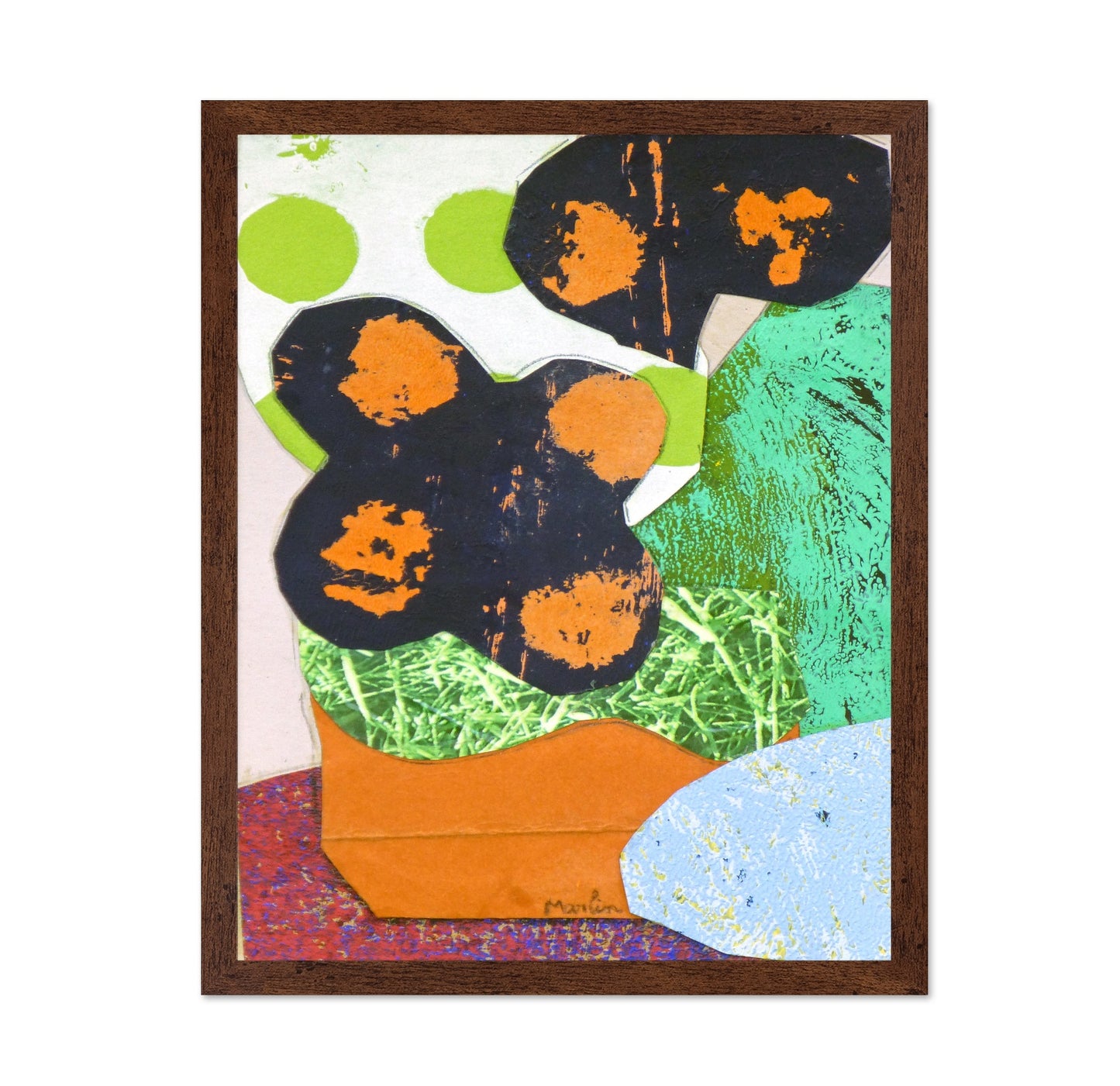 Bold Botanical Collage