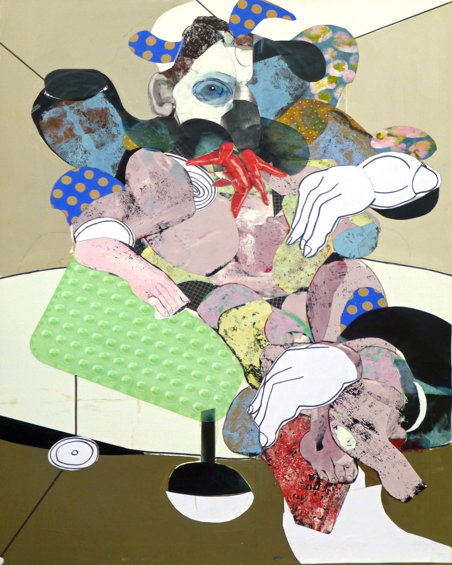 Surreal Figure Collage
