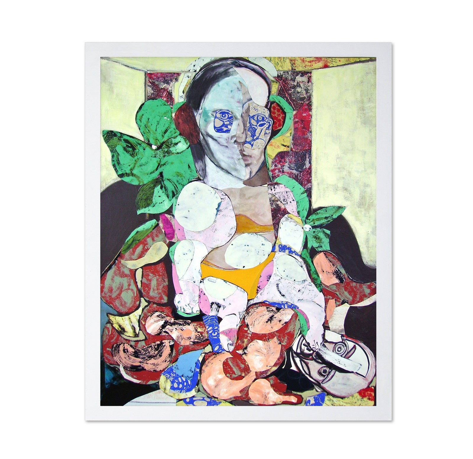 Woman And Puppet Collage