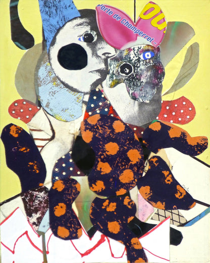 Child And Cat Collage