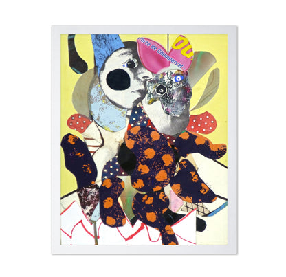 Child And Cat Collage