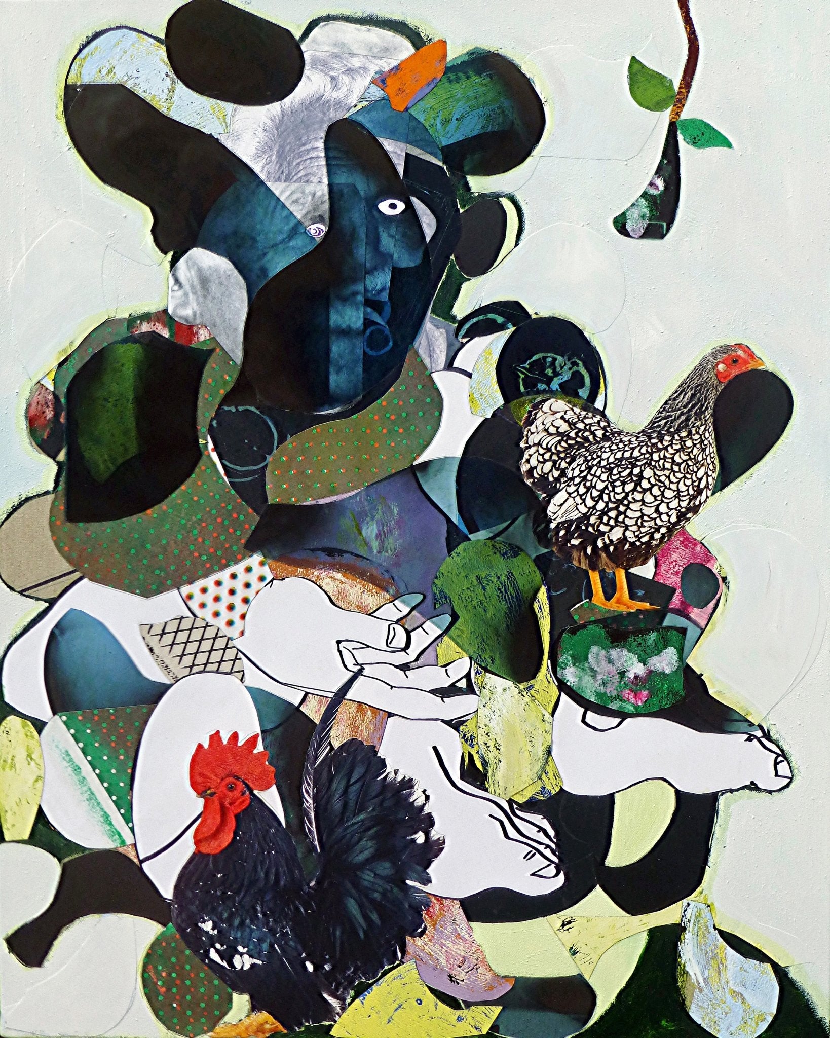 Man With Chickens