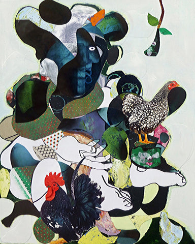 Man With Chickens