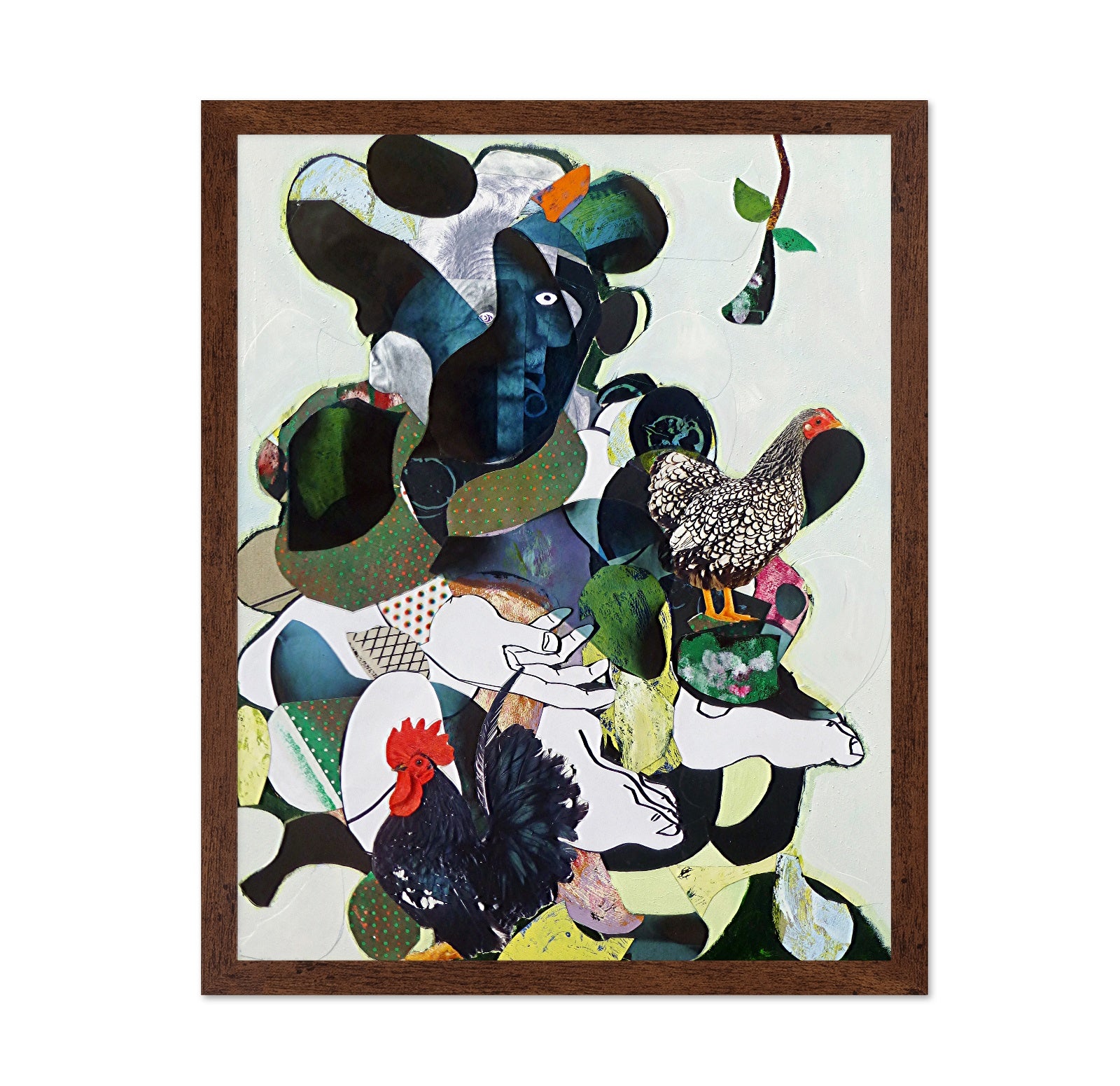 Man With Chickens