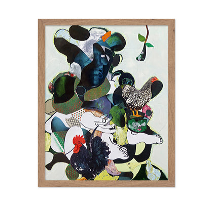 Man With Chickens