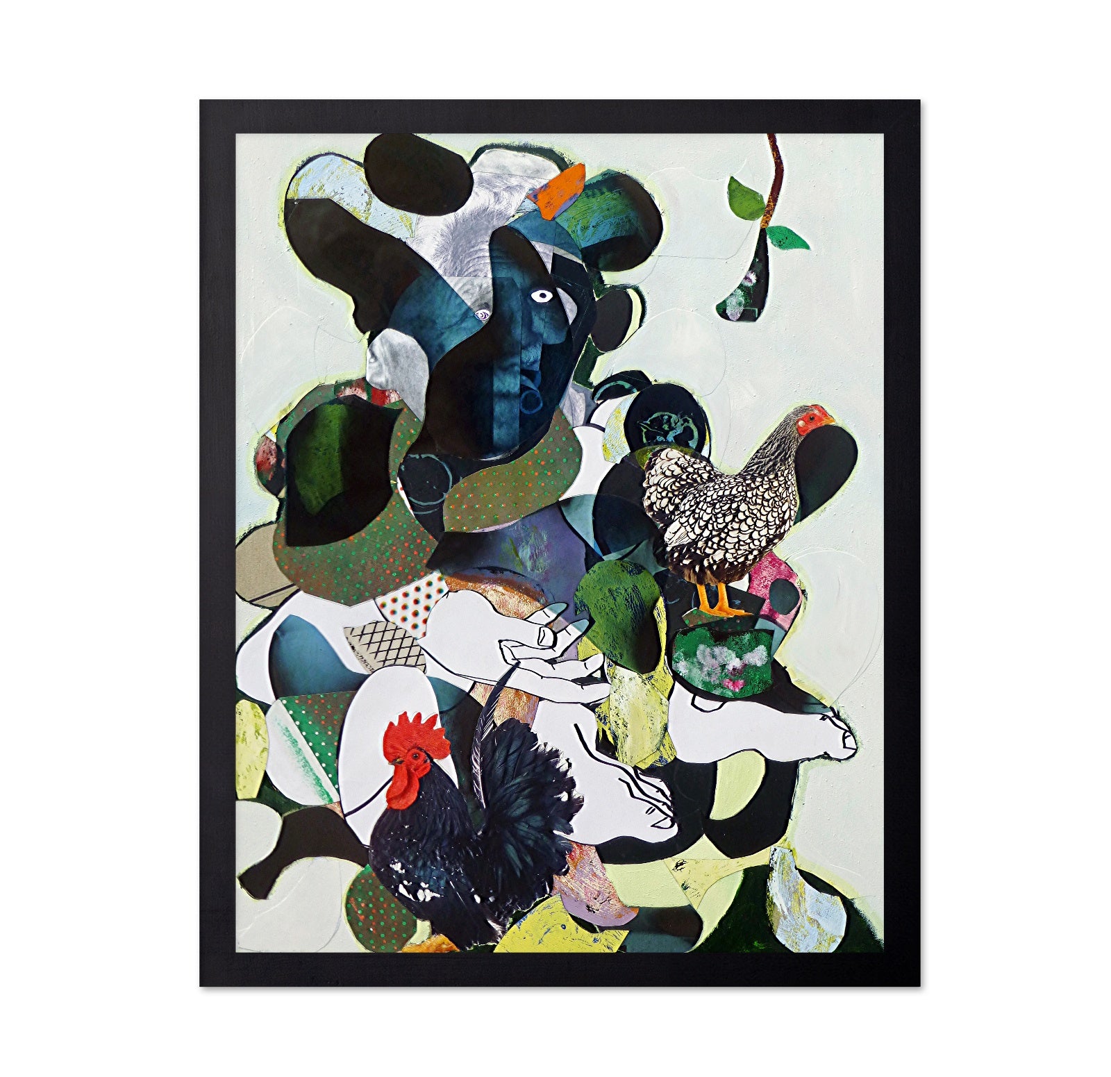 Man With Chickens