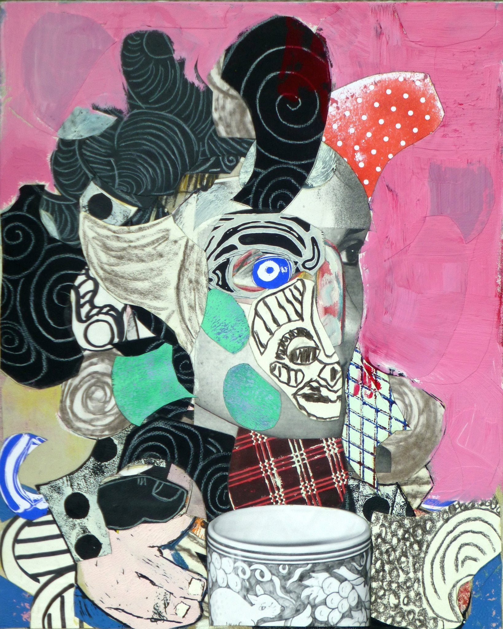 Fragmented Mask Portrait
