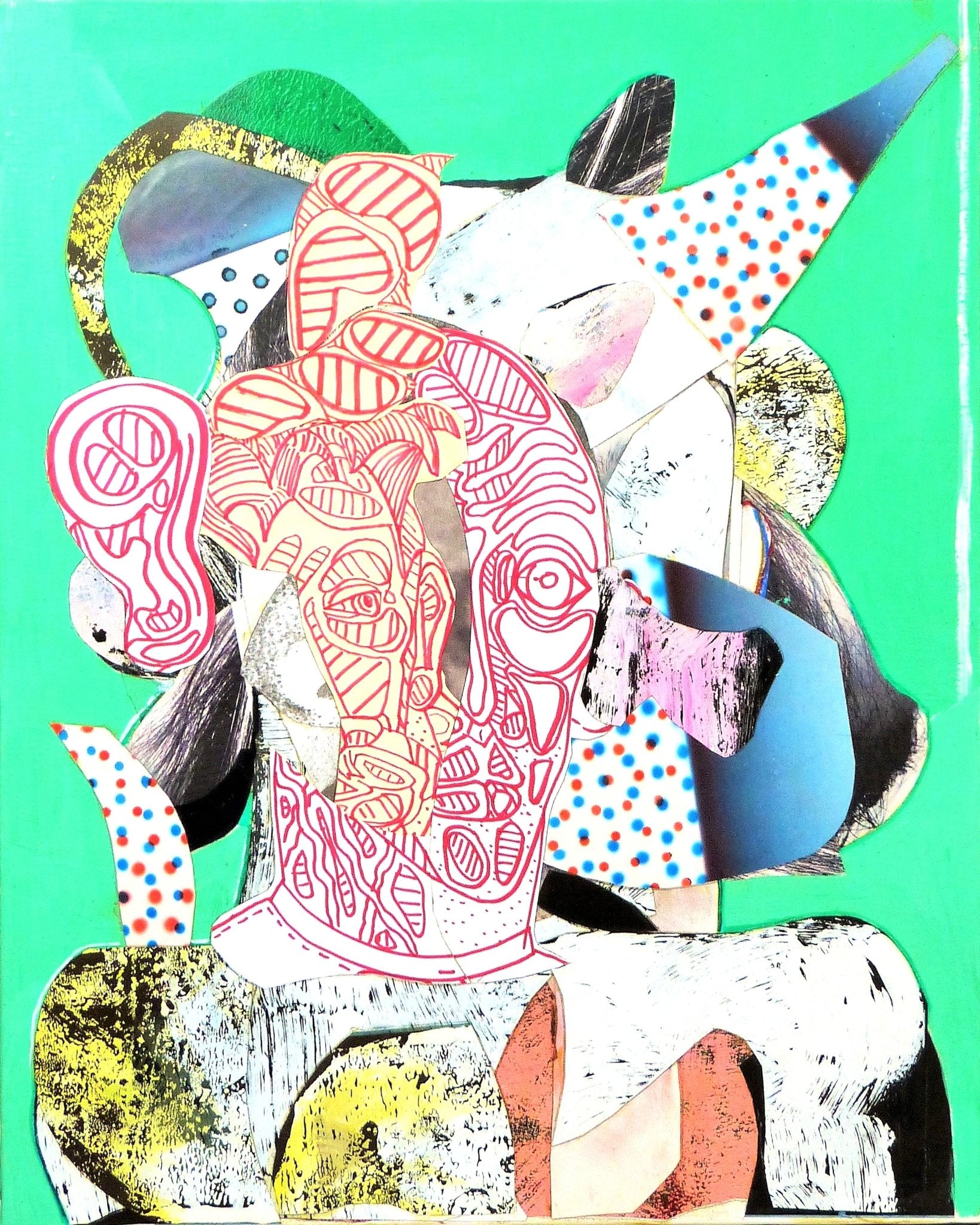 Abstract Line Face Portrait