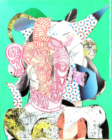 Abstract Line Face Portrait
