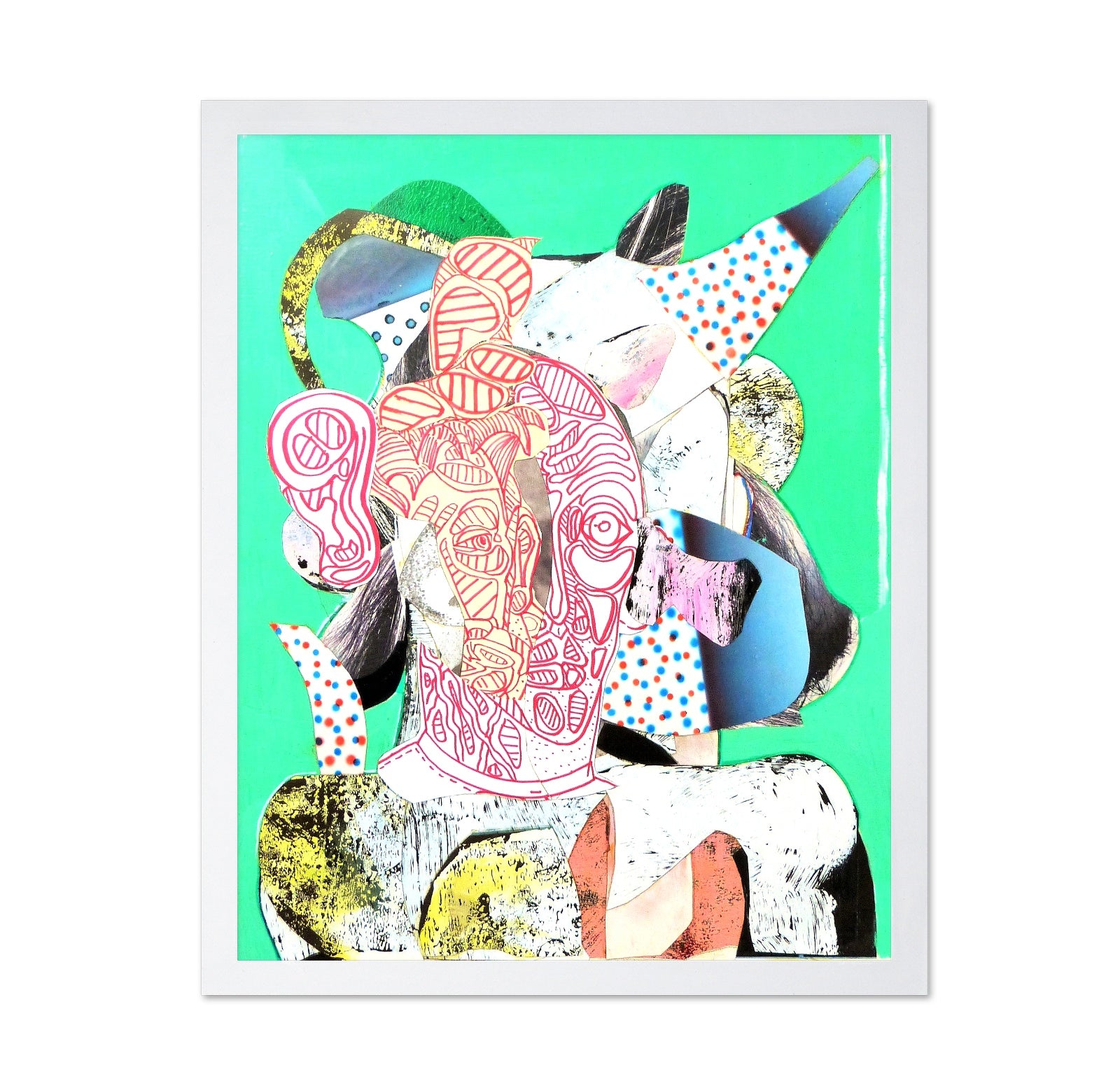 Abstract Line Face Portrait