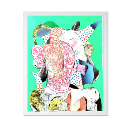 Abstract Line Face Portrait