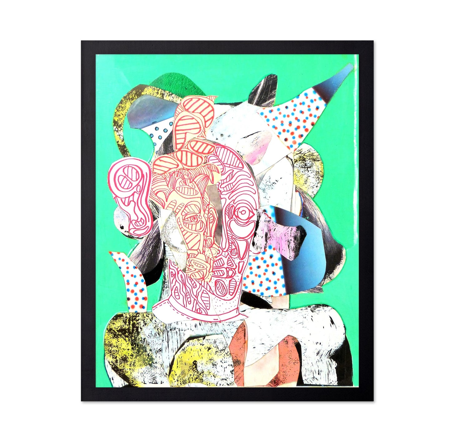 Abstract Line Face Portrait
