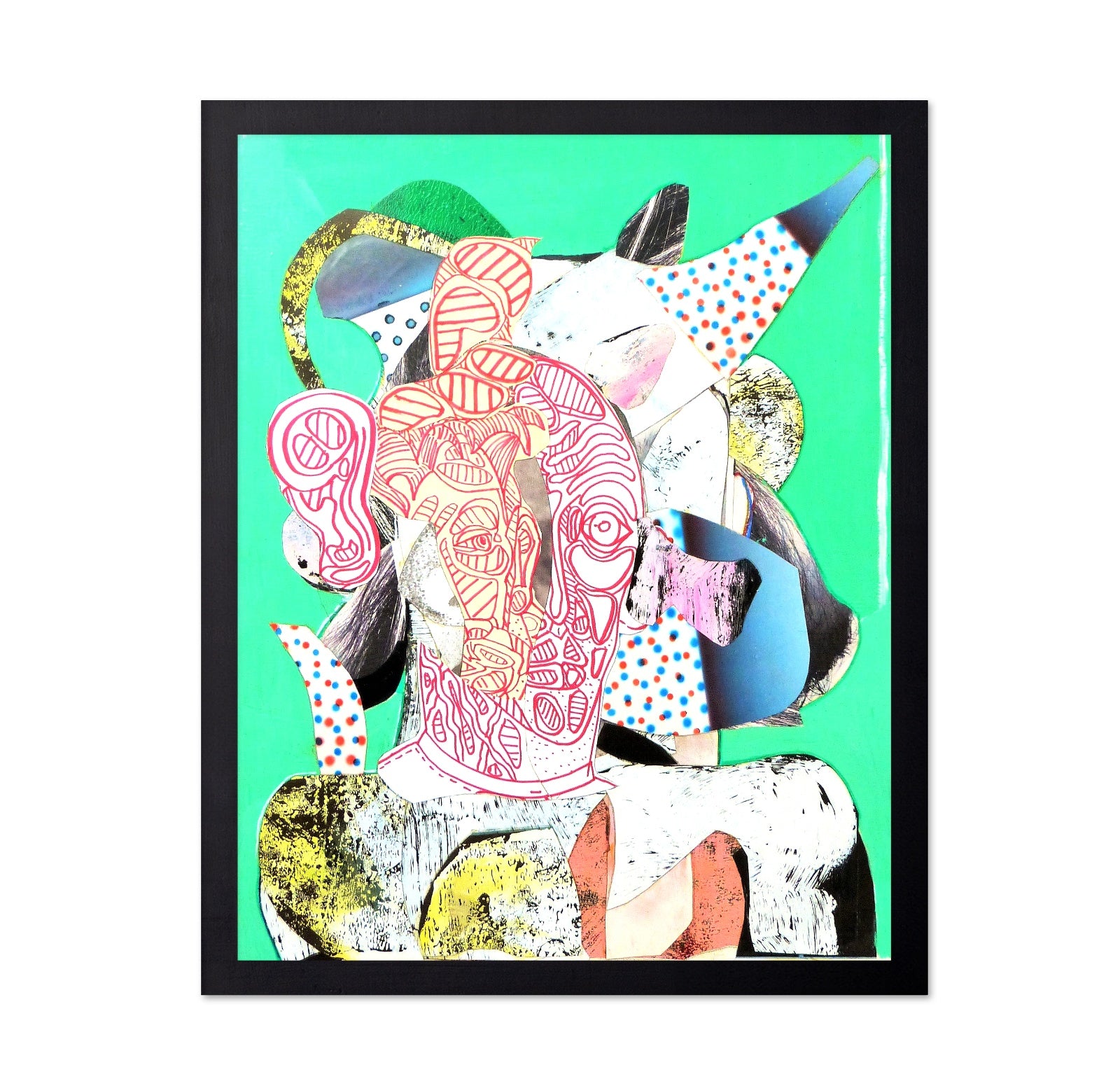 Abstract Line Face Portrait