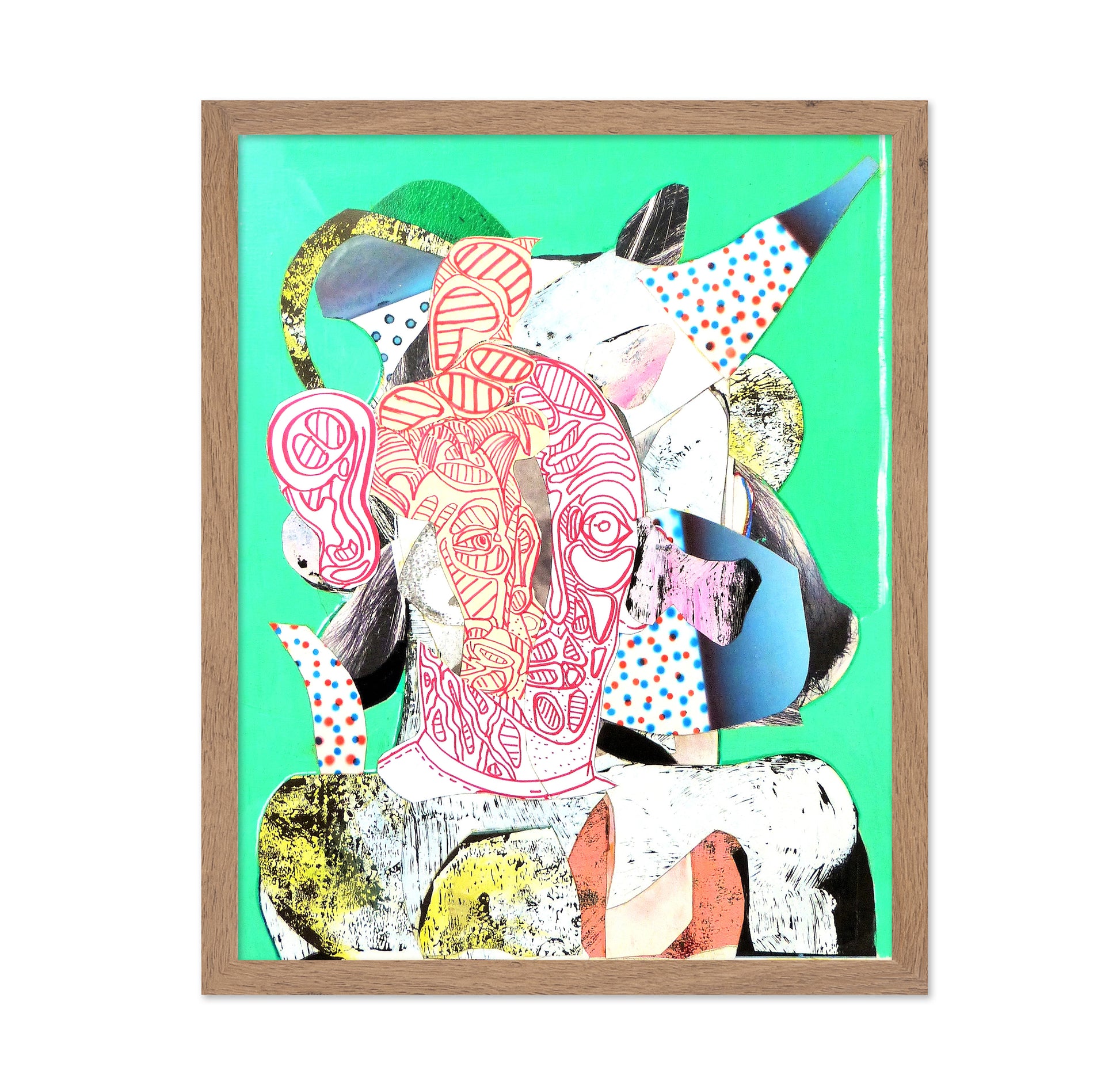 Abstract Line Face Portrait