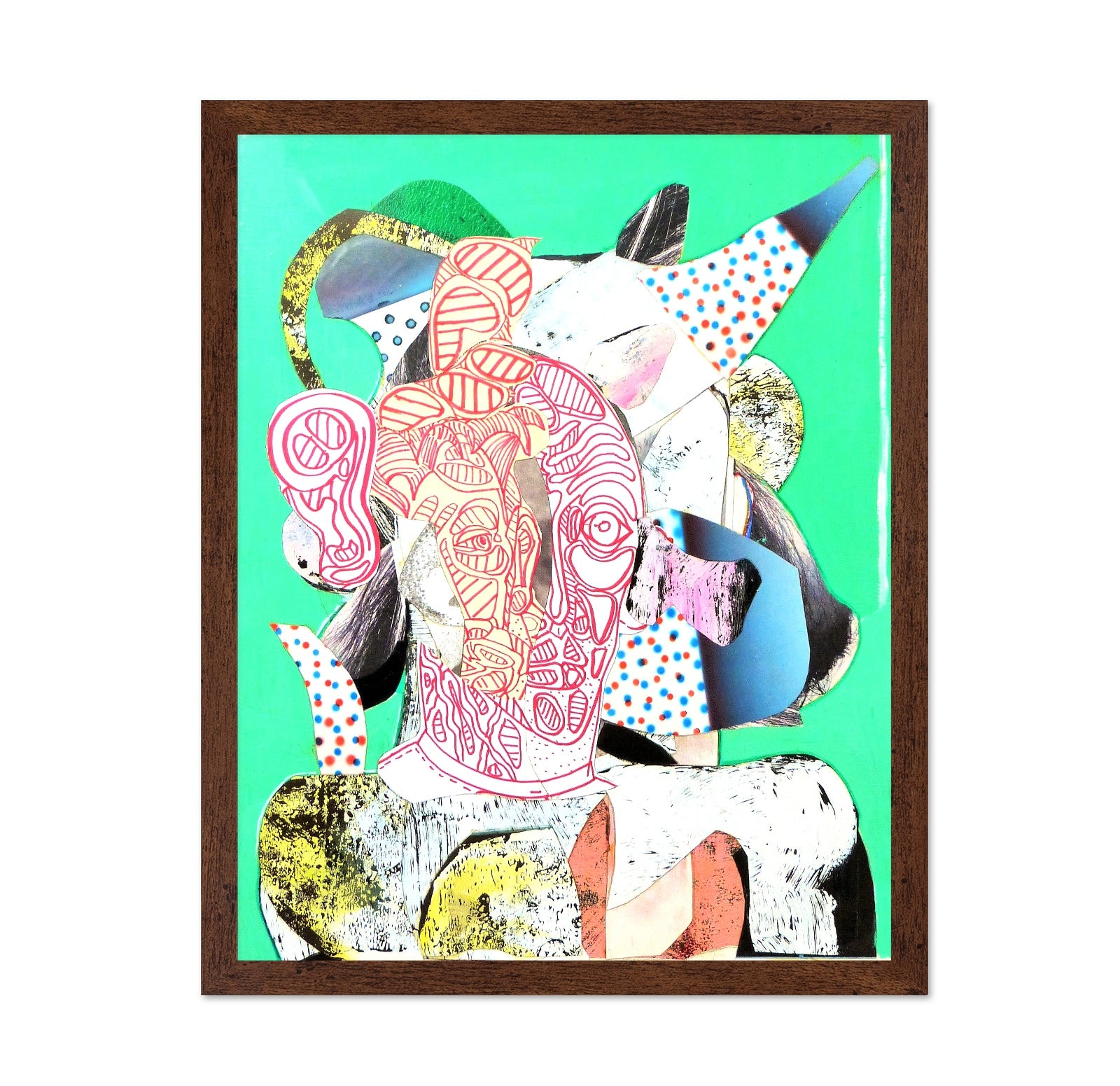 Abstract Line Face Portrait