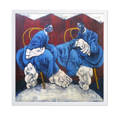 Seated Figures Conversation