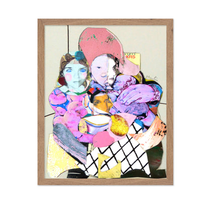 Fragmented Faces Collage No2